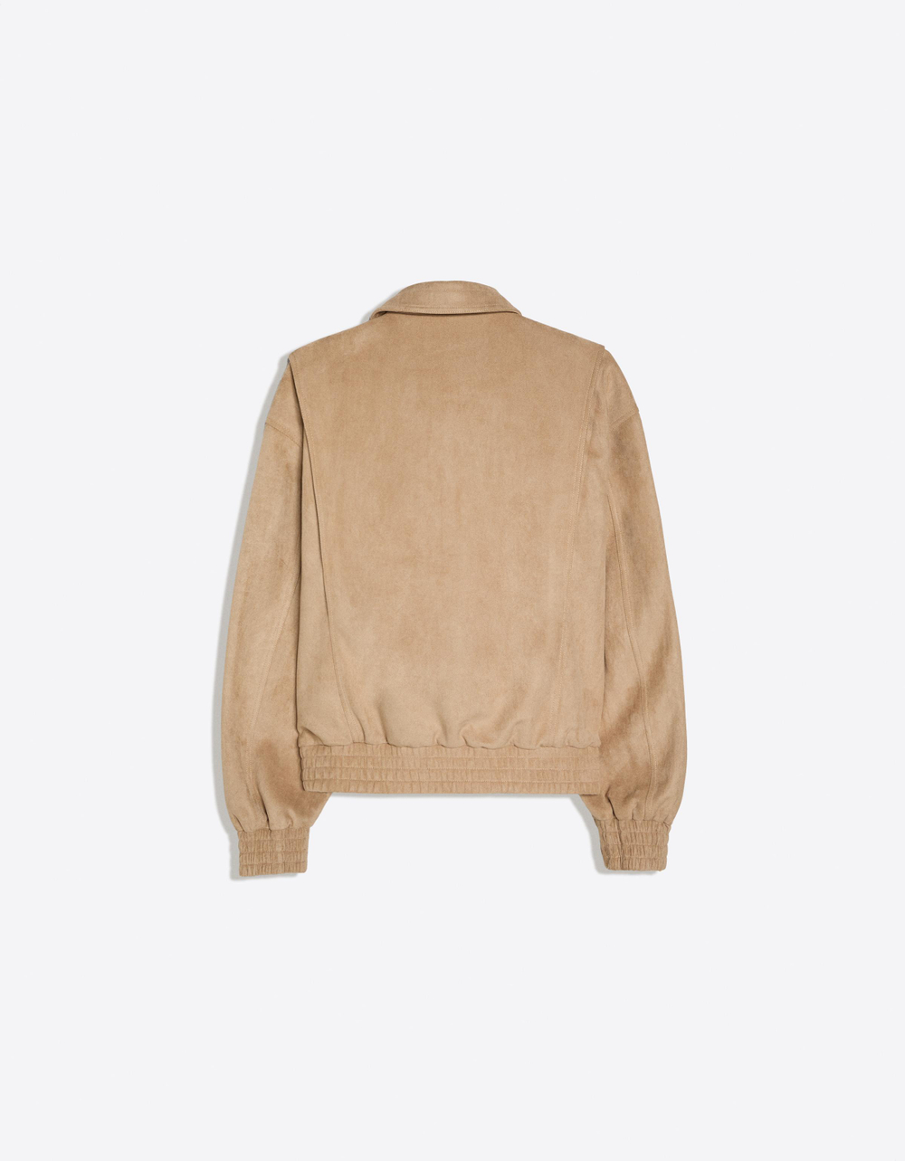 Мужская куртка из искусственной замши - BERSHKA