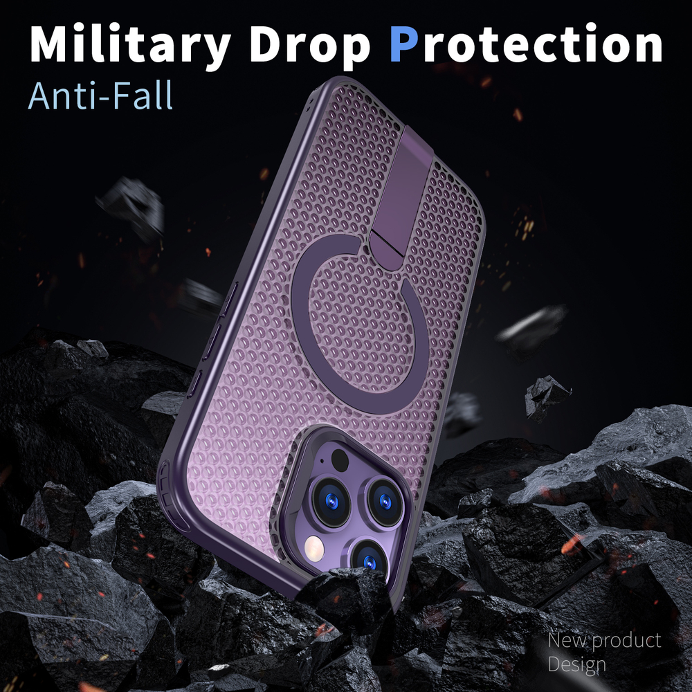 Прозрачный чехол Mesh Pro Magnetic Case для iPhone 16 Pro