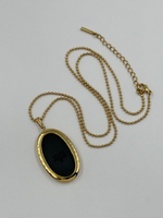 Кулон Wedgwood чёрный с инталией