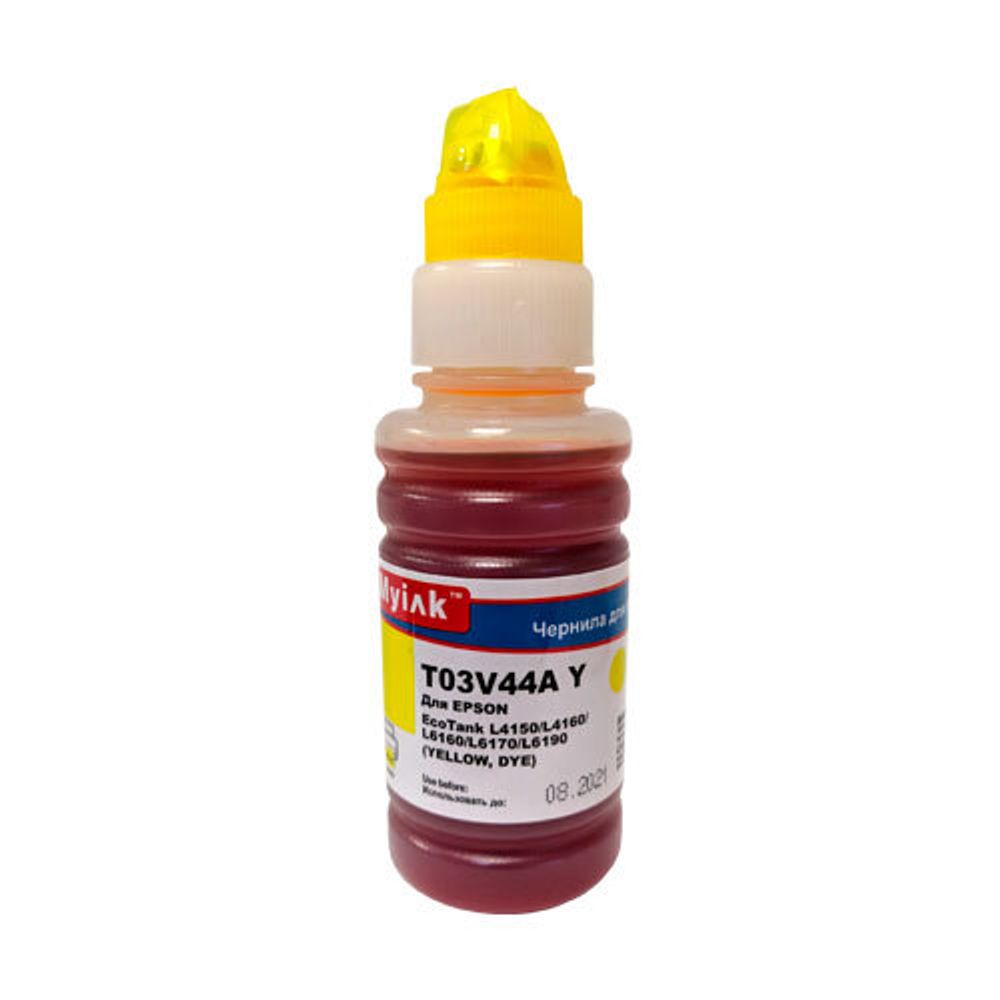 Чернила для EPSON EcoTank (101) L4150/L4160/L6160/L6170/L6190 (70мл, yellow, Dye) T03V44A MyInk