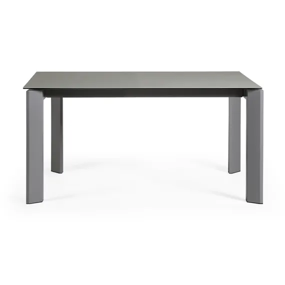 Стол Atta 160 (220) x90 антрацит керамика