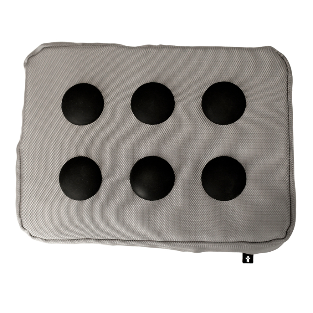 Подставка для ноутбука surfpillow hightech серая-черная