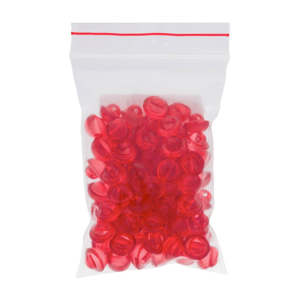 Пуговицы на ножке 16L=10 мм, (Red (красный)) AK06, 72 шт