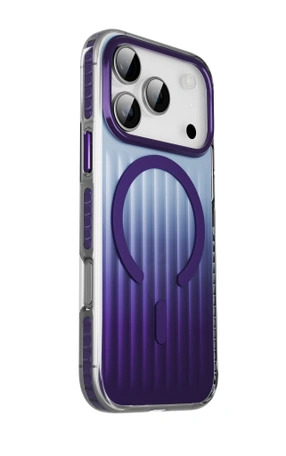 Чехол накладка iPhone 17 Pro Max / 18 Pro Max 6.9" Gurdini Ocean Case (1) Transparent фиолетовый