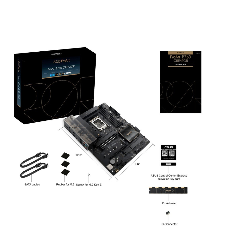 Материнская плата ASUS PROART B760-CREATOR, LGA1700, DDR5, ATX