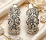Ювелирные серьги из серебра 925 пробы