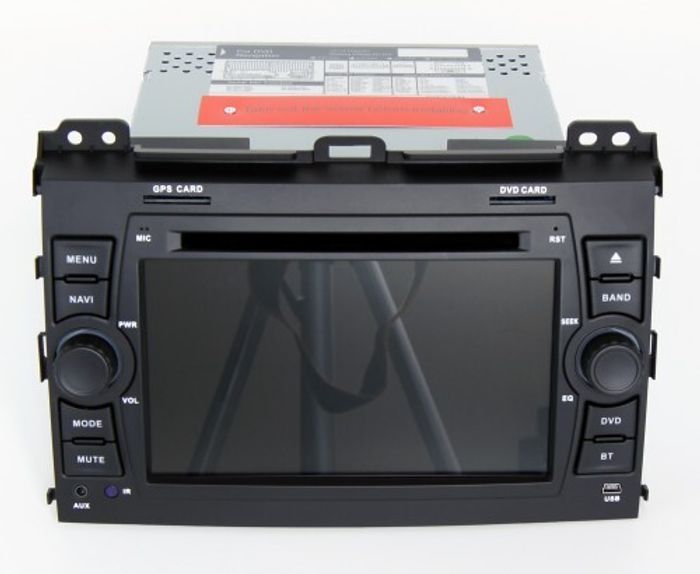 Магнитола для Toyota Land Cruiser Prado 120, Lexus GX470 (экран климата внизу) - Kuberg KR-7095-S10 Android 10, Быстрая, SIM-слот