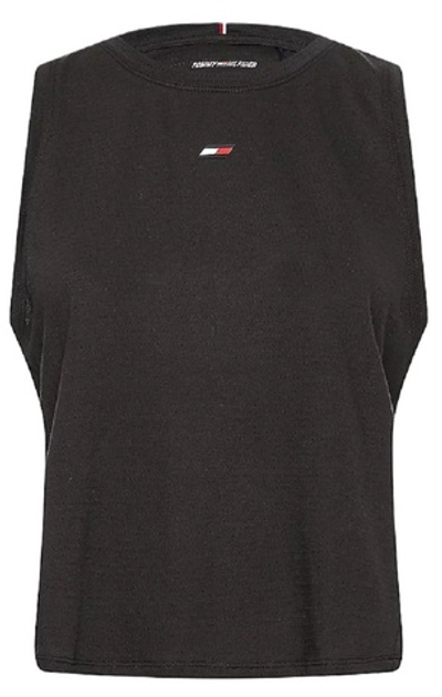 Женский топ теннисный Tommy Hilfiger Performance Mesh Racer Tank - black