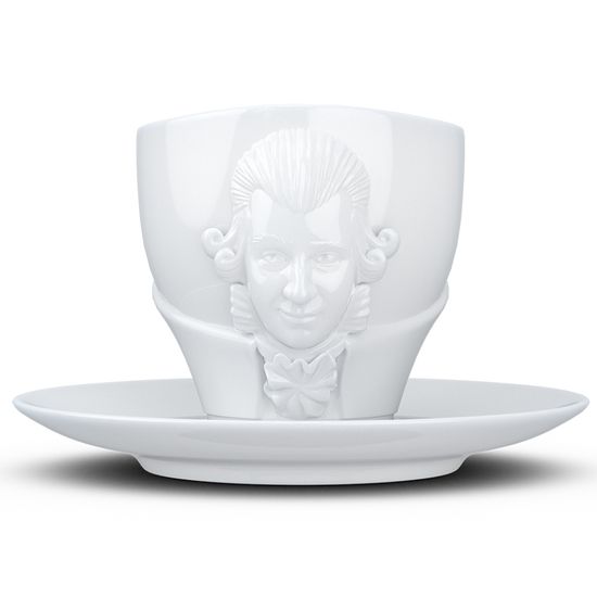 Чайная пара talent, wolfgang amadeus mozart, 260 мл, белая
