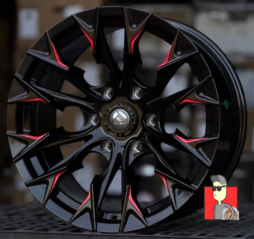 Комплект дисков Fuel Flame 18x9.5 et5 6x139.7
