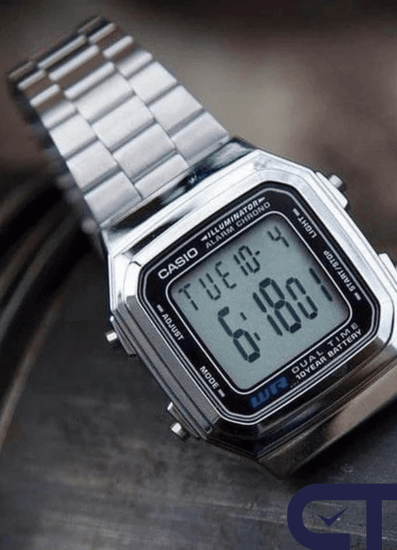 Casio A178WA-1A цифровые наручные часы в стиле CASIO Vintage