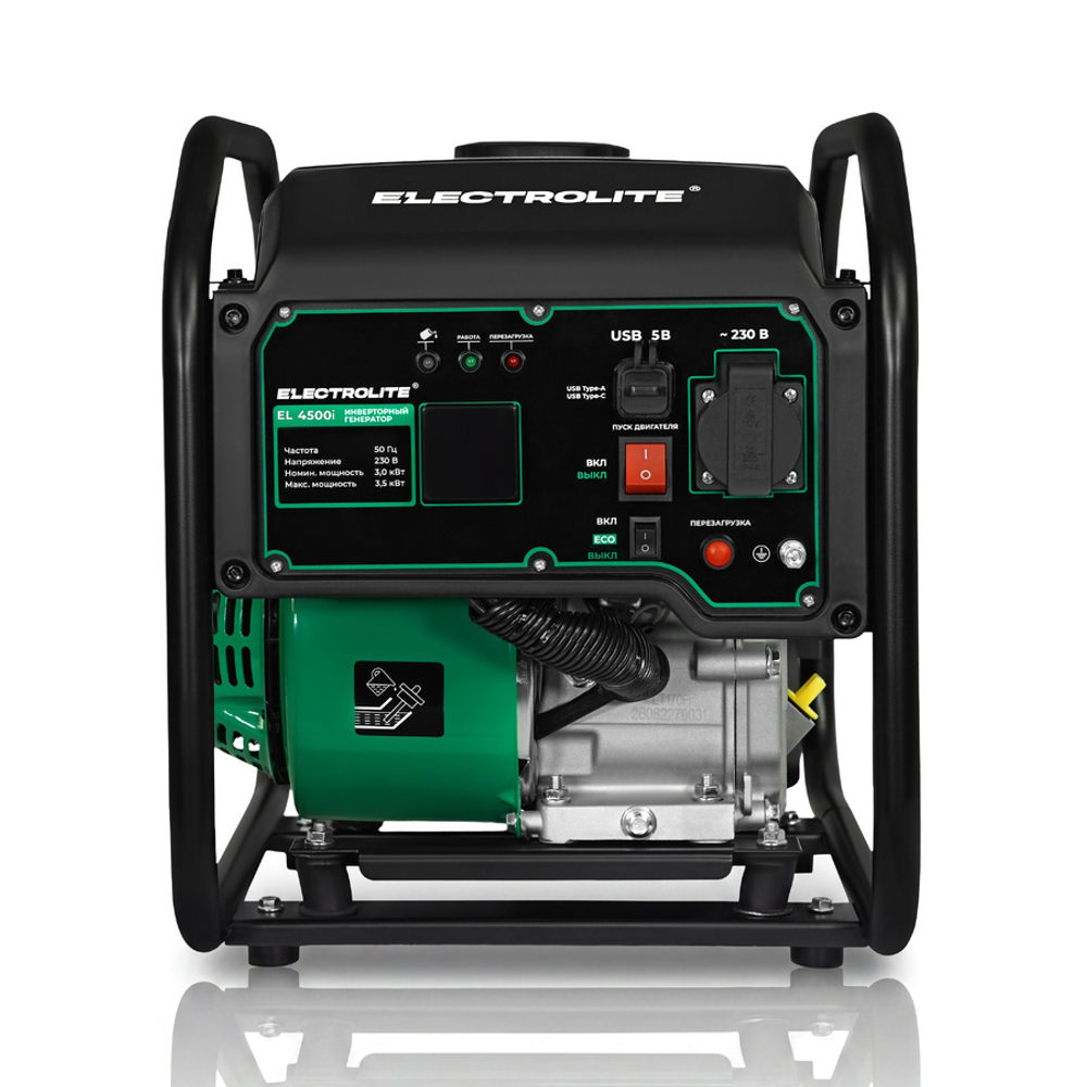 Генератор бензиновый инверторный Electrolite EL-4500i