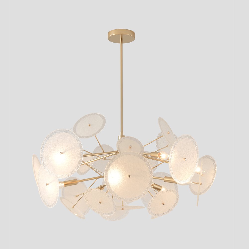 Подвесная люстра Crystal Lux DANDELION SP10 GOLD