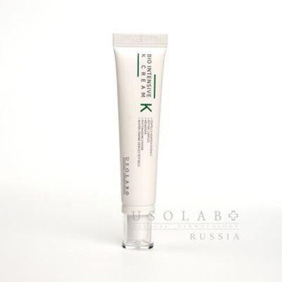 USOLAB Крем для лица успокаивающий с витамином К, 15 мл | Bio Intensive K Cream