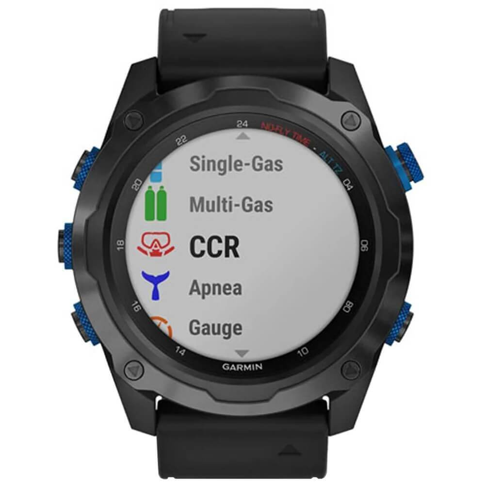 Умные часы Garmin Descent MK2I титановые с DLC-покрытием и черным ремешком 010-02132-11