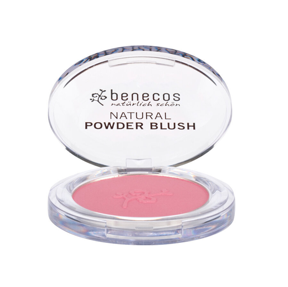 Пудровые румяна натуральные MALLOW ROSE Benecos, 5.5 гр