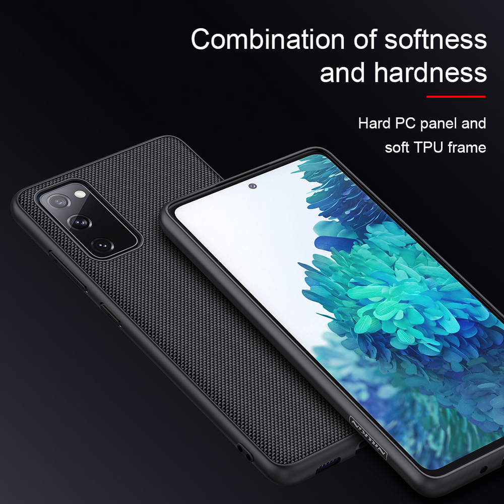 Тонкий текстурный чехол из нейлонового волокна от Nillkin для Samsung Galaxy S20 FE, серия Textured Case