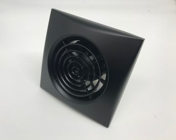 Вентилятор накладной Soler & Palau Silent 100 CHZ Matt Black (таймер, датчик влажности)