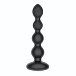 Черная анальная виброёлочка Nexus Tornado Beaded Probe с функцией вращения (Цвет: черный)