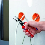 Электромонтажные клещи черненые 200 мм Knipex 13 92 200
