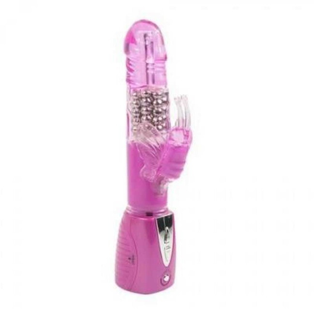 Женский вибромассажер "Climax Joy 3X Multi-Purpose Rabbit Vibe" с клиторальным кроликом (Цвет: фиолетовый)