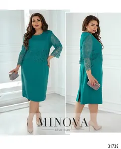 Платье 350-бирюзовый Minova