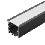 Профиль LINIA49-F-М-2500 BLACK (Arlight, Алюминий)