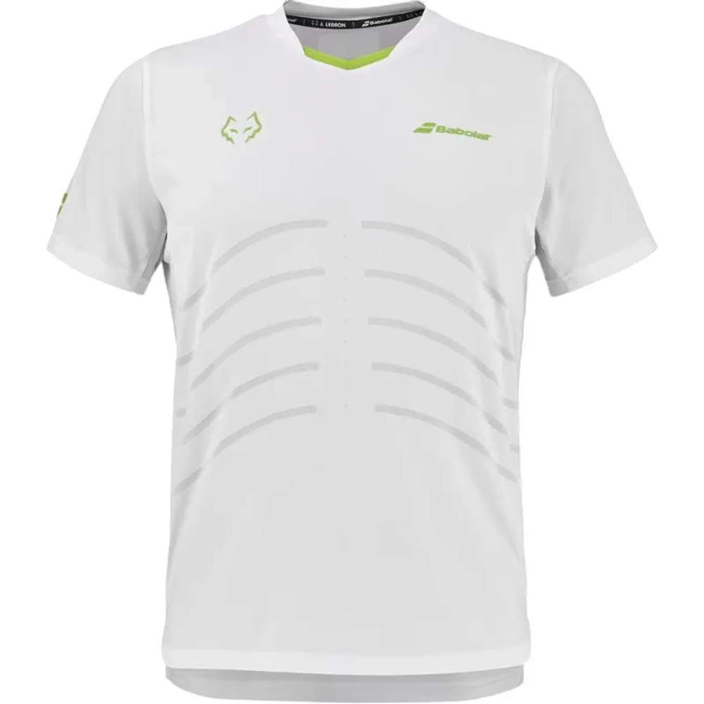 Теннисная футболка Babolat Replica J.Lebron - white/white