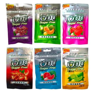 Конфеты Lishuang Sugar Free со вкусом дыни и мяты, 15 г (Китай)