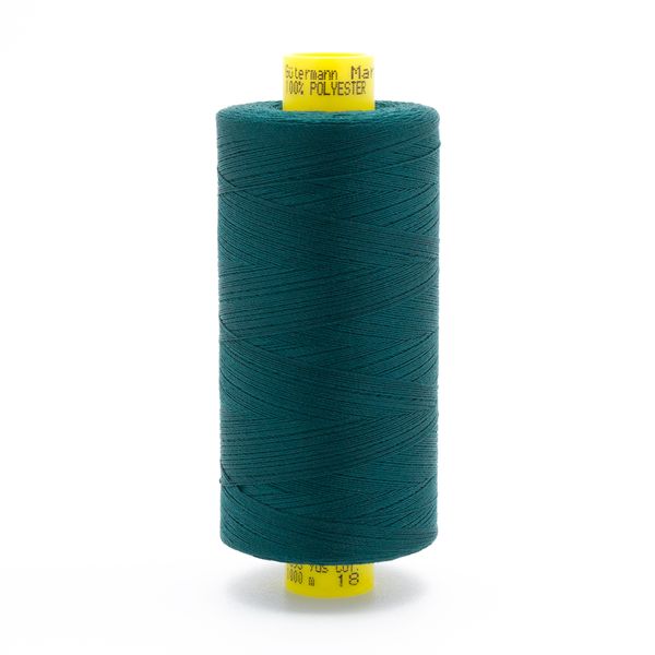 Нитка Gutermann Mara 120 (1000 метров), 1 кат., универсальная | 018 темный малахит