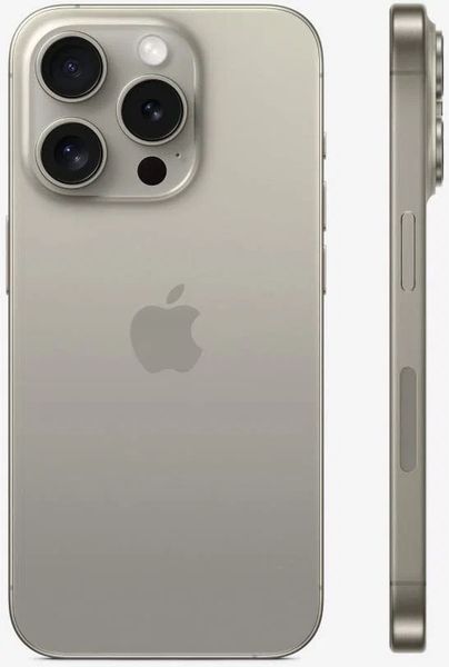 Смартфон Apple iPhone 15 Pro 128 ГБ (nano-SIM и eSIM), Натуральный титан | Natural Titanium