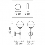 Бра Lightstar Globo 813617