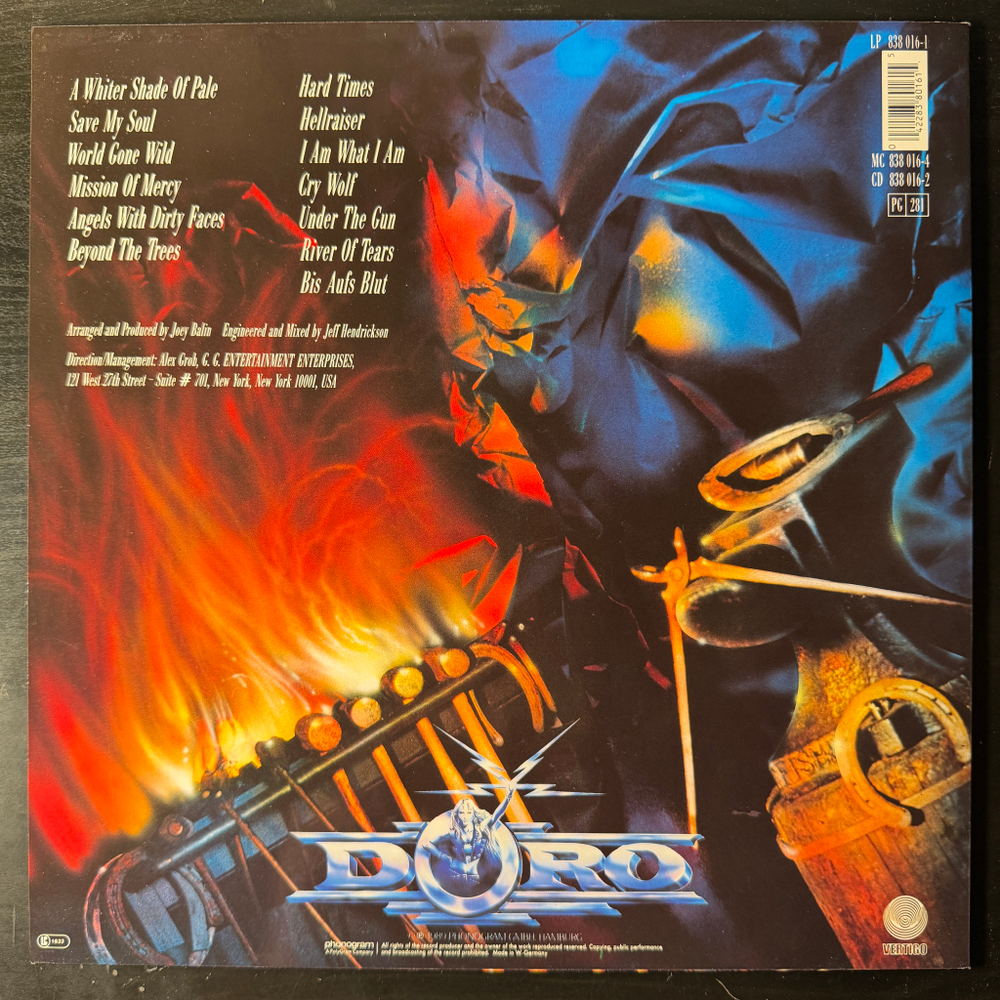 Doro ‎– Force Majeure (Германия 1989г.)