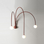 Wall design lamp Spring by Michael Anastassiades (Red)