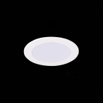 ST209.538.06 Св-к встр. Белый LED 1*6W 3000K 330Lm Ra80 110° IP20 D120xH8 90-265V