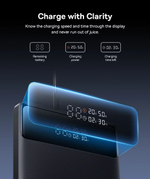 Внешний аккумулятор повербанк чёрный Power Bank 20000mAh 100W BASEUS