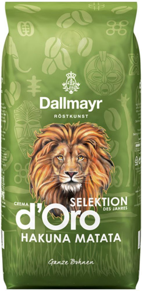 Кофе в зернах Dallmayr Crema D'Oro Hakuna Matata 1 кг