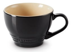 Le Creuset Кружка 400 мл для капучино черная 70304401400002