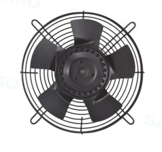 Осевой вентилятор с защитной решеткой Ровен YWF(K)4E-350-B-Z (Axial fans) нагнетание