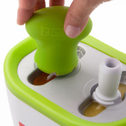 Набор для приготовления мороженого duo quick pop maker красный