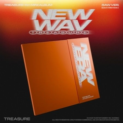 Альбом TREASURE - NEW WAV 4th Mini Album RAW 10 Version SET