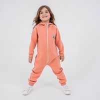 Комбинезон с клапаном и капюшоном "Коралл" утепленный