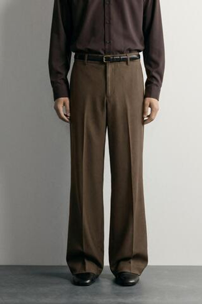 БРЮКИ КОСТЮМНЫЕ FLARED FIT — ZARA