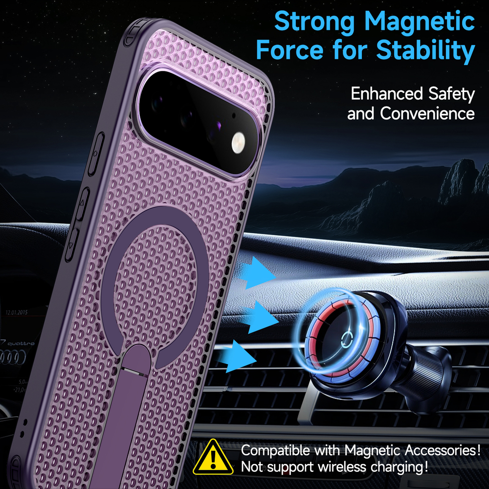 Прозрачный чехол Mesh Pro Magnetic Case для Google Pixel 11 Pro XL