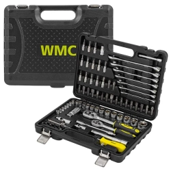 Набор инструментов 82 пр. 1/4''3/8''(6гр.)(4-22мм) WMC TOOLS WMC-4821-5DS-м