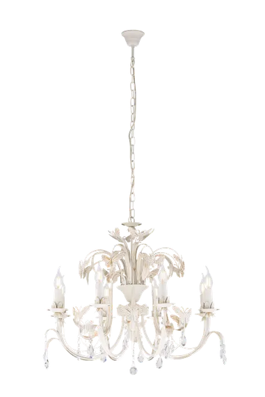 Люстра подвесная Sfera Sveta 85846/8 WHGD, 8×40 Вт, золотая и белая
