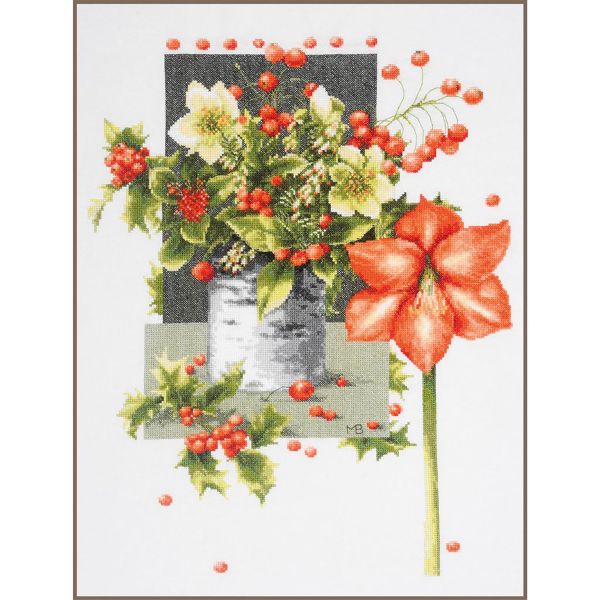 Набор для вышивания нитками Lanarte Amaryllis
