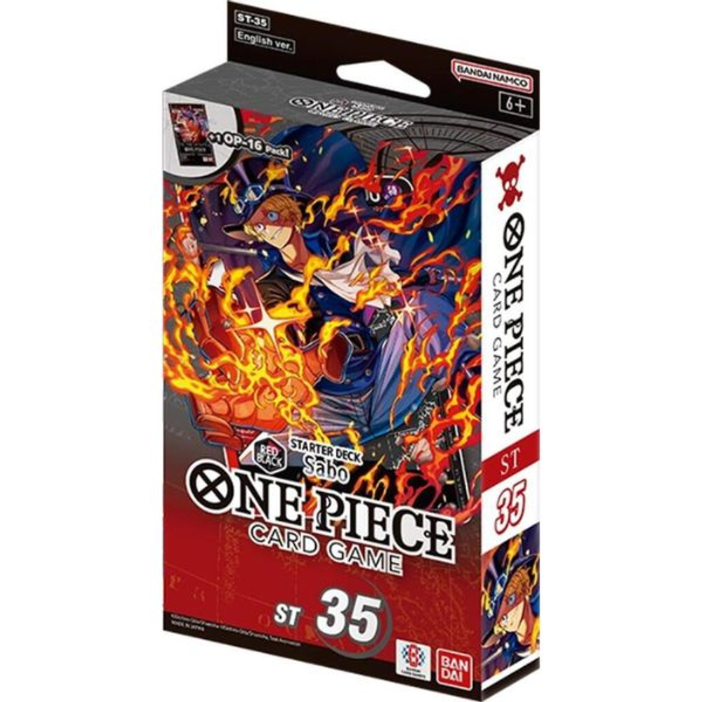 One Piece Card Game - Red/Black Sabo Starter Deck (ST35)