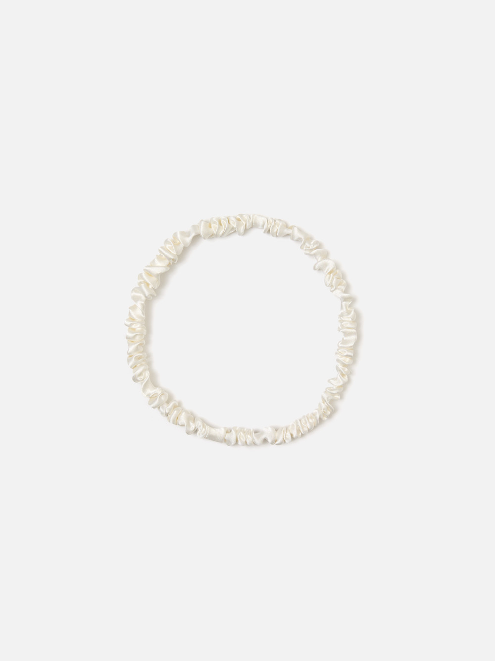 Набор из 3-х резинок для кудрявых волос MILKY WHITE