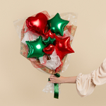 Сердце 10" Красный, Металлик
